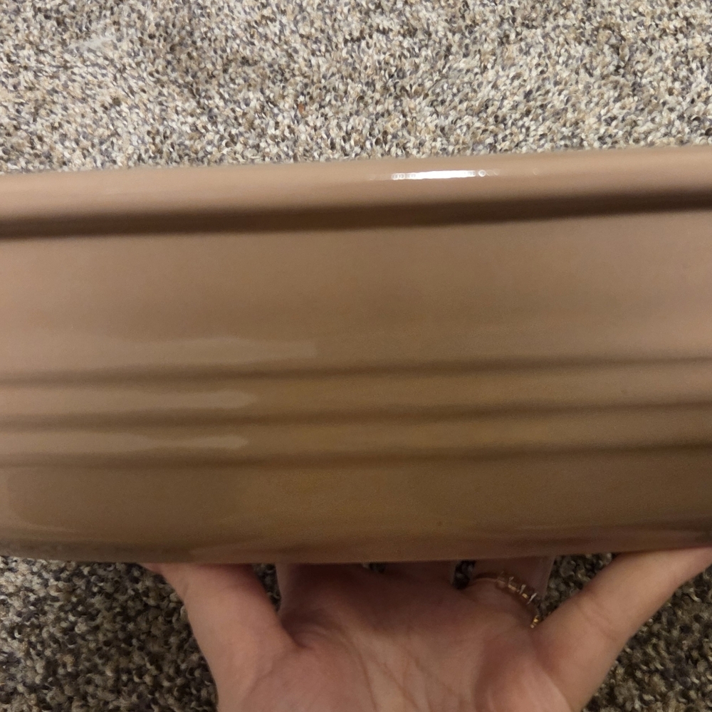 The Pampered Chef 3.1 Quart Deep Covered Baker in Taupe - Picture 6 of 8